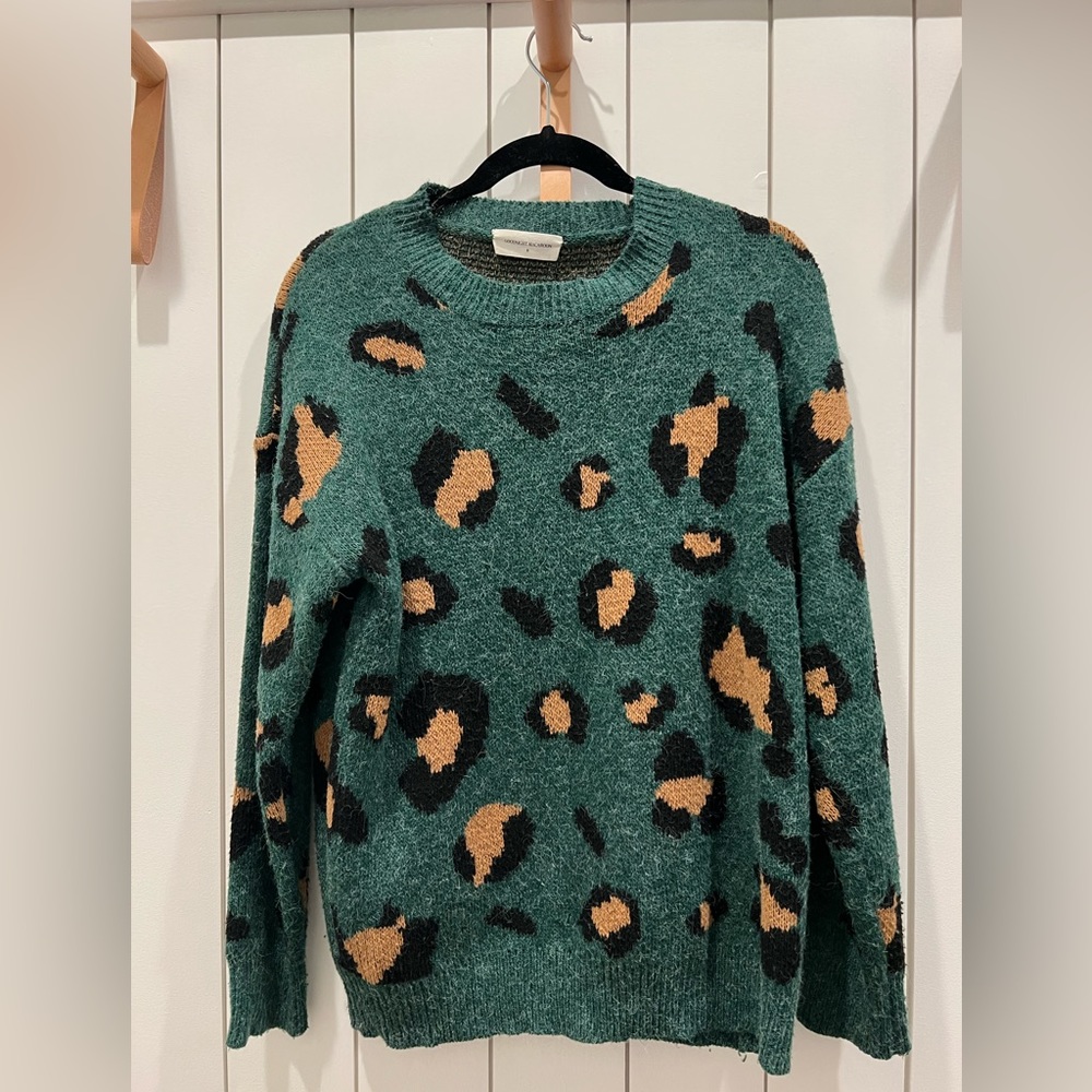 Goodnight Macaroon Leopard Print Sweater